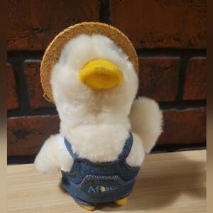 Aflac Farmer Themed Duck Plush Toy